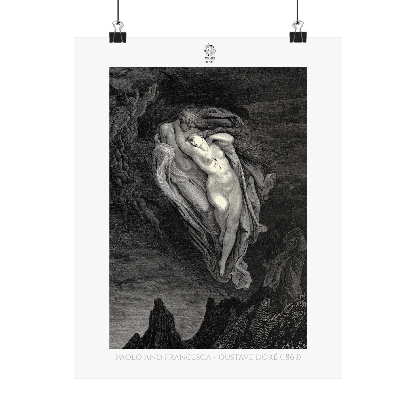 Paolo and Francesca da Rimini - Gustave Doré (1863)