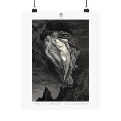 Paolo and Francesca da Rimini - Gustave Doré (1863)