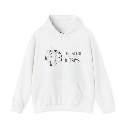 Hooded Sweatshirt- The Seen Muses Primavera by Botticelli logo (Front+Back)