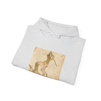 Hooded Sweatshirt- Codex Wallerstein Folio 21R (Front)