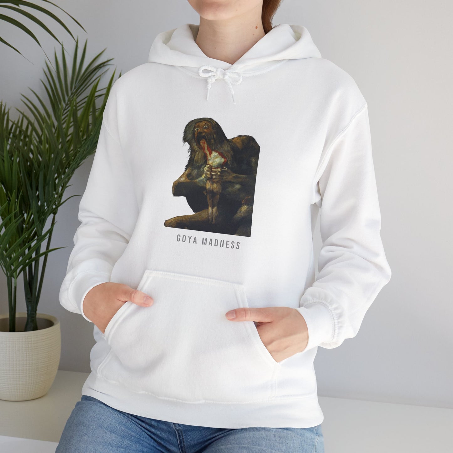 Hooded Sweatshirt - Saturn Devouring His Son by Francisco Goya (1819-23)
