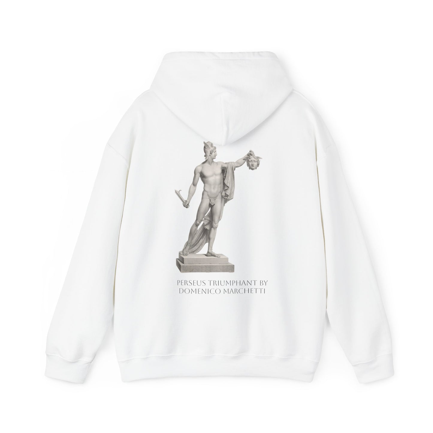 Hooded Sweatshirt - Perseus Triumphant by Domenico Marchetti