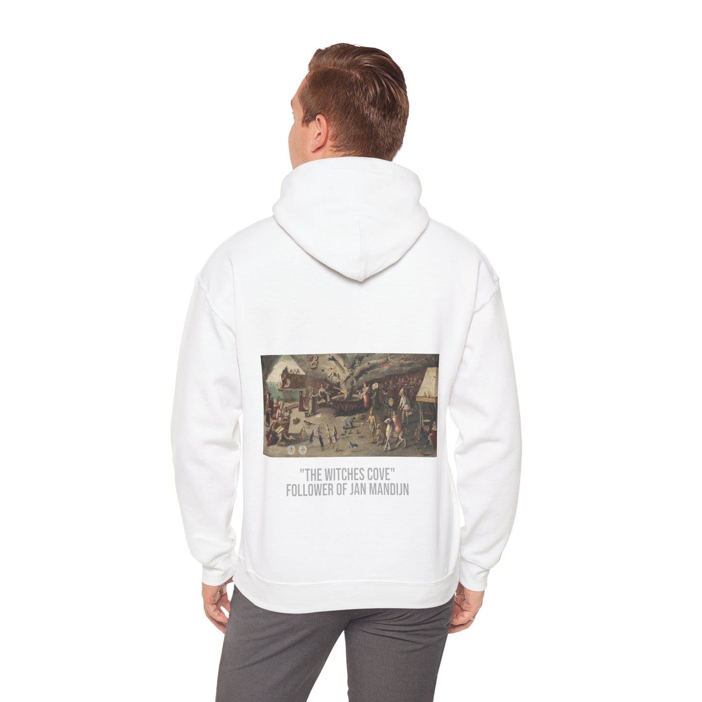 Hooded Sweatshirt- The Witches Cove (follower of Jan Mandijn) (Front+Back)