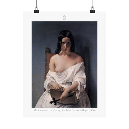 Meditation on the History of Italy by Francesco Hayez (1850)