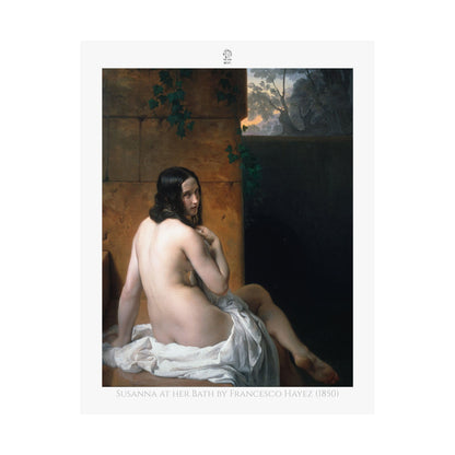 Susanna at her Bath by Francesco Hayez (1850)