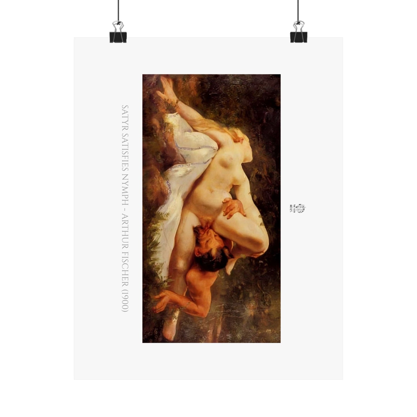 Satyr satisfies Nymph - Arthur Fischer (1900)