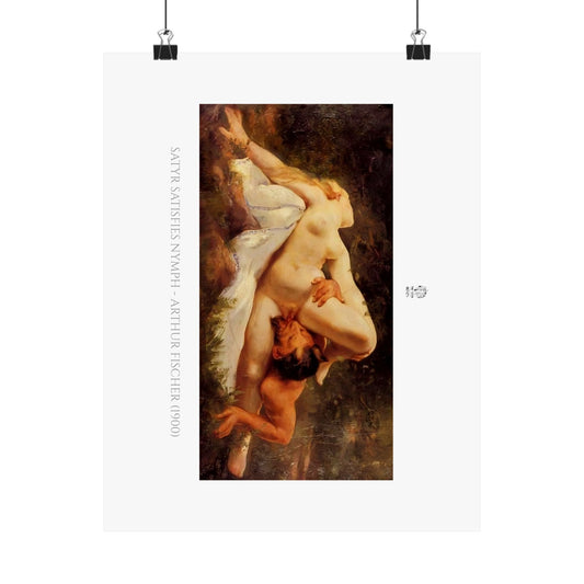 Satyr satisfies Nymph - Arthur Fischer (1900)