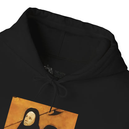 Hooded Sweatshirt -  Hell (Fragment of Last Judgment) by Hieronymus Bosch (Front)