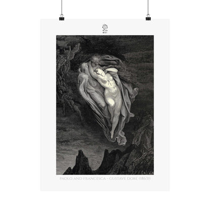 Paolo and Francesca da Rimini - Gustave Doré (1863)