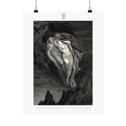 Paolo and Francesca da Rimini - Gustave Doré (1863)