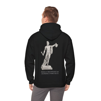 Hooded Sweatshirt - Perseus Triumphant by Domenico Marchetti