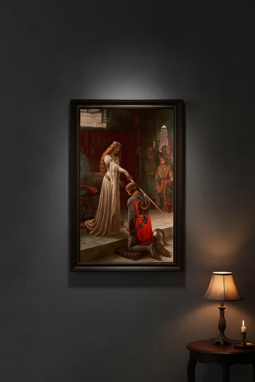 The Accolade by Edmund Blair Leighton (1901)