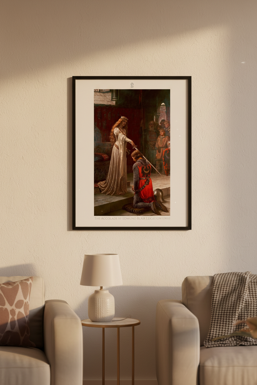 The Accolade by Edmund Blair Leighton (1901)