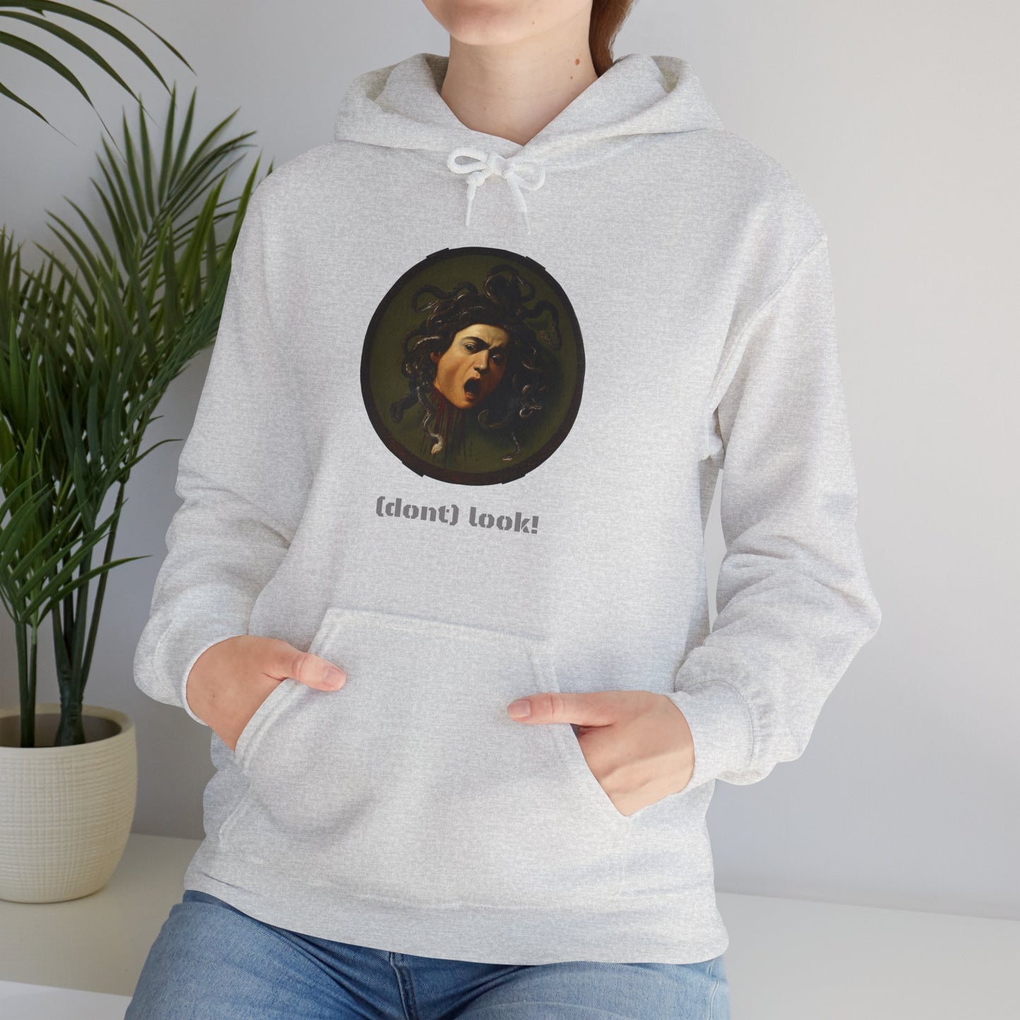 Hooded Sweatshirt- Medusa by Caravaggio (Front)