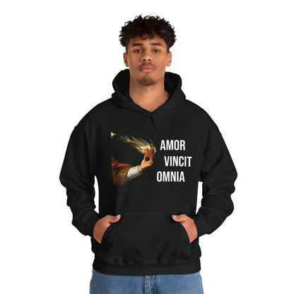 Hooded Sweatshirt- Saint Augustine by Philippe de Champaigne (Front+Back)