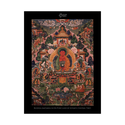 Buddha Amitabha in His Pure Land of Suvakti, Central Tibet.