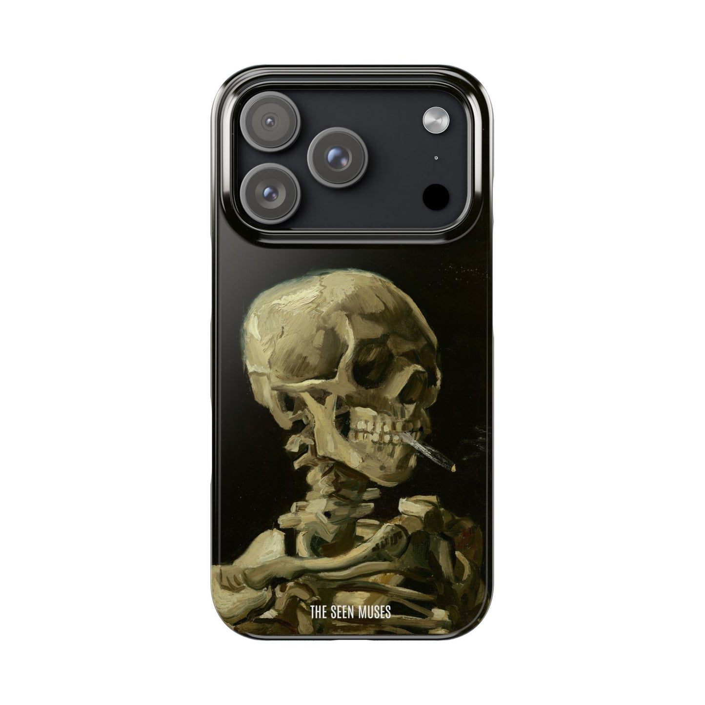 Head of a Skeleton With a Burning Cigarette - Vincent Van Gogh