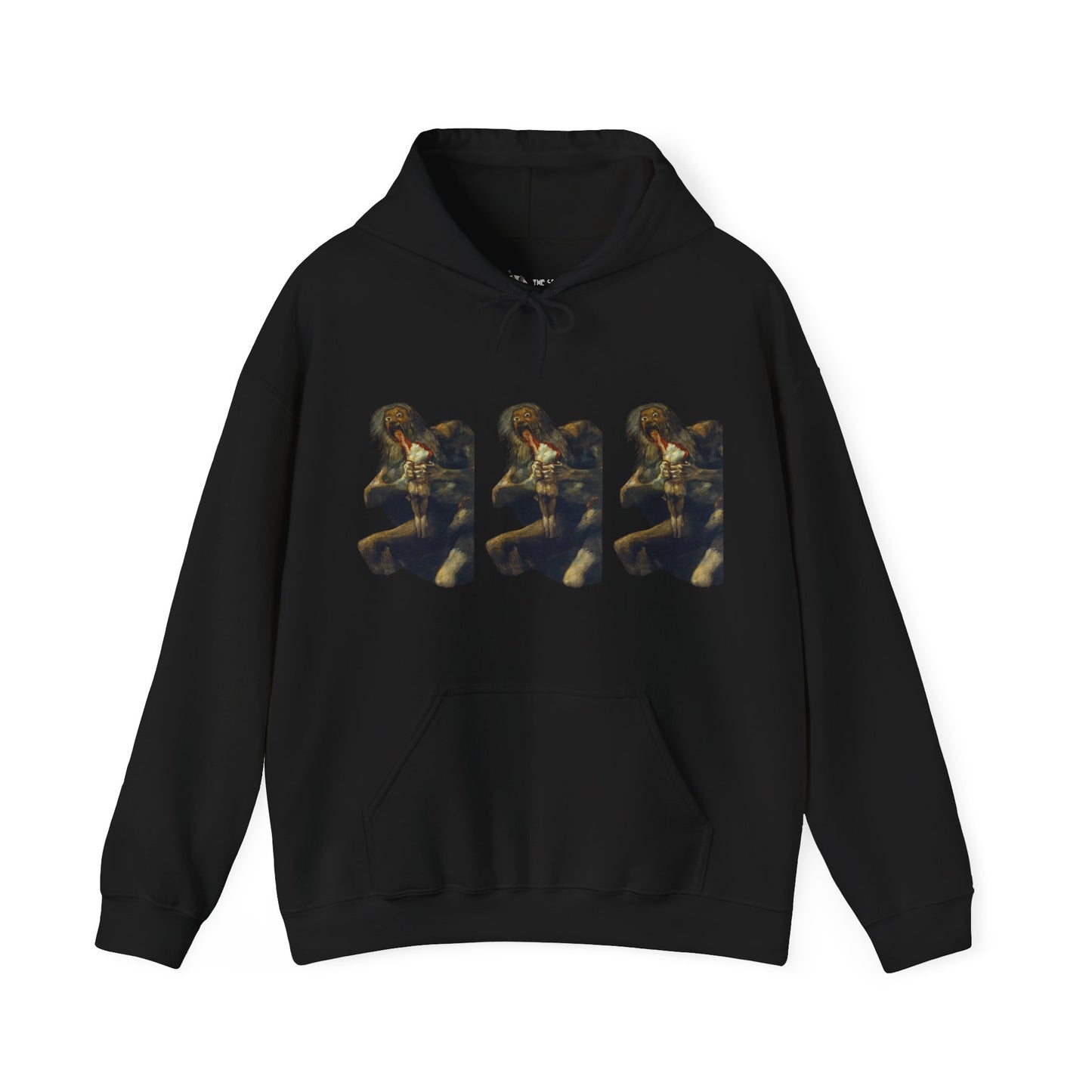 Hooded Sweatshirt - Saturn Devouring His Son by Francisco Goya (1819-23)