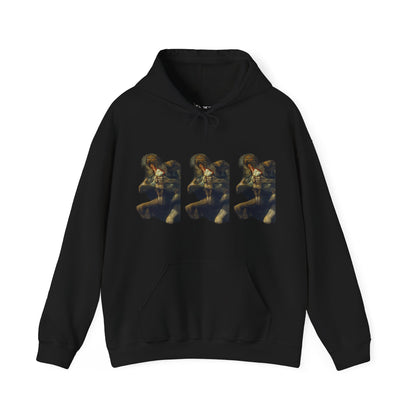 Hooded Sweatshirt - Saturn Devouring His Son by Francisco Goya (1819-23)
