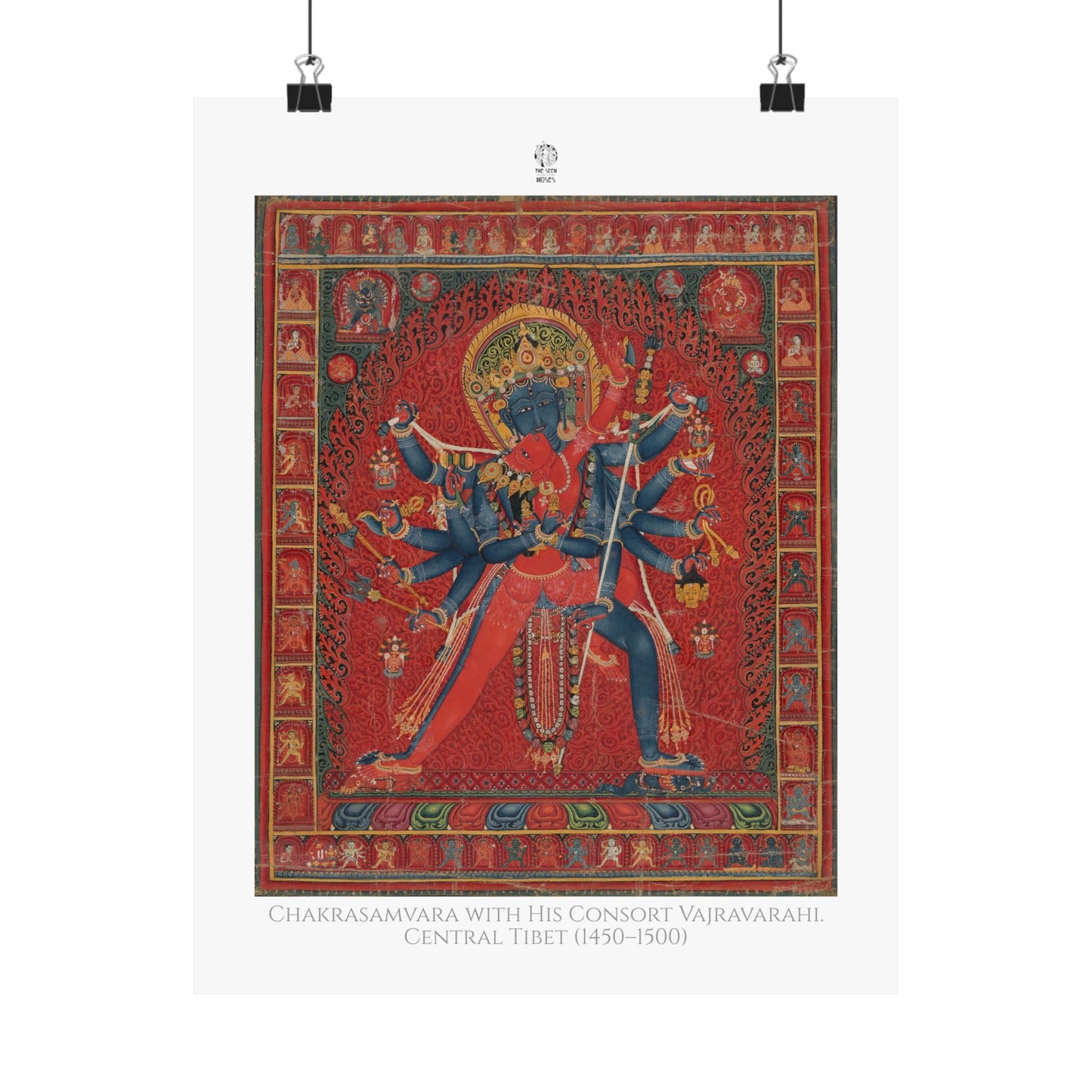 Chakrasamvara with His Consort Vajravarahi. Central Tibet (1450–1500)