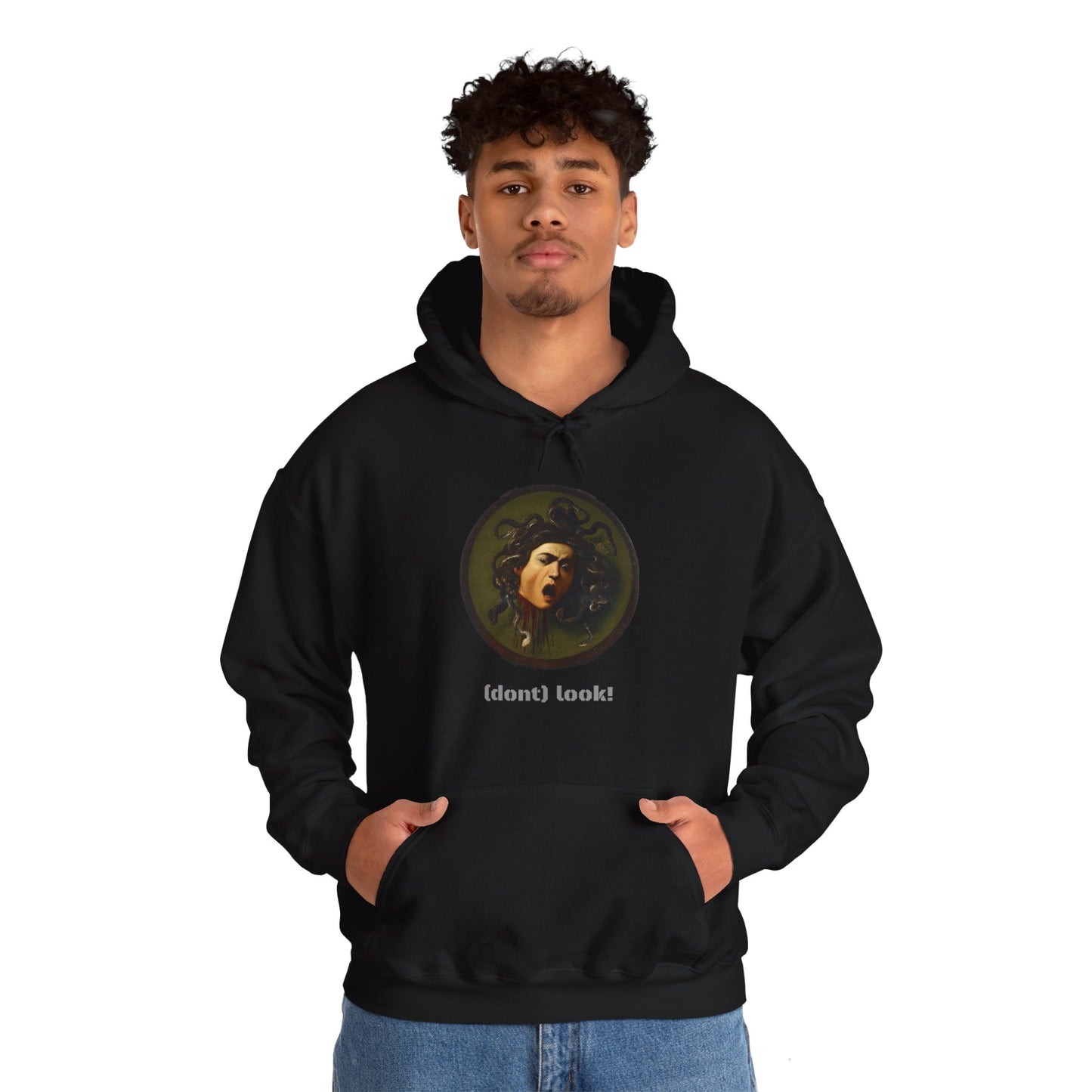 Hooded Sweatshirt- Medusa by Caravaggio (Front)