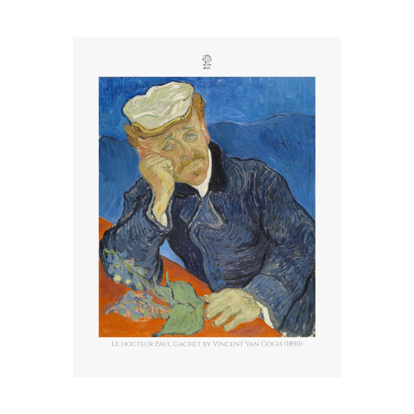 Le docteur Paul Gachet by Vincent Van Gogh (1890)