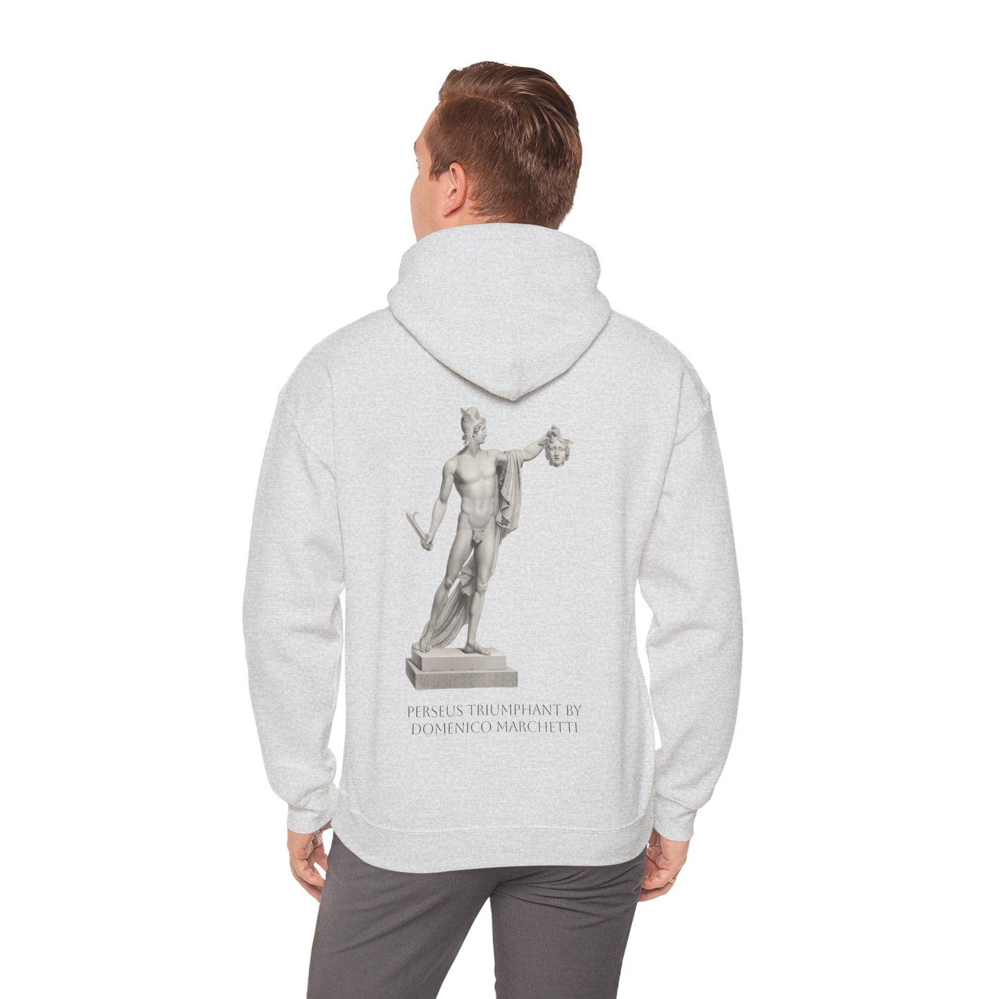 Hooded Sweatshirt - Perseus Triumphant by Domenico Marchetti