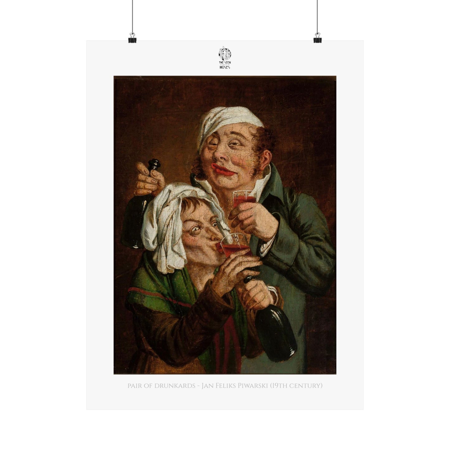 Pair of Drunkards - Jan Feliks Piwarski (19th century)