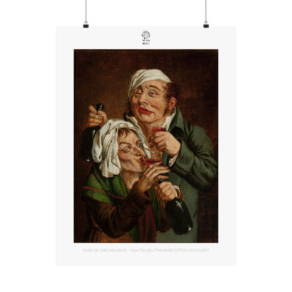 Pair of Drunkards - Jan Feliks Piwarski (19th century)