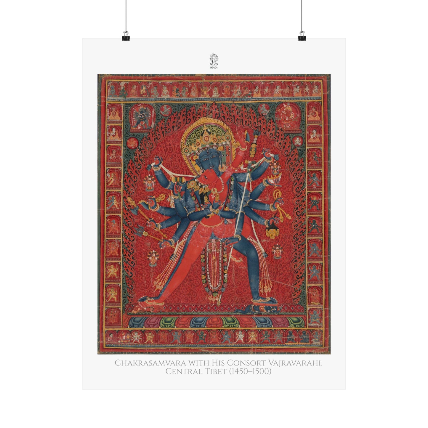 Chakrasamvara with His Consort Vajravarahi. Central Tibet (1450–1500)