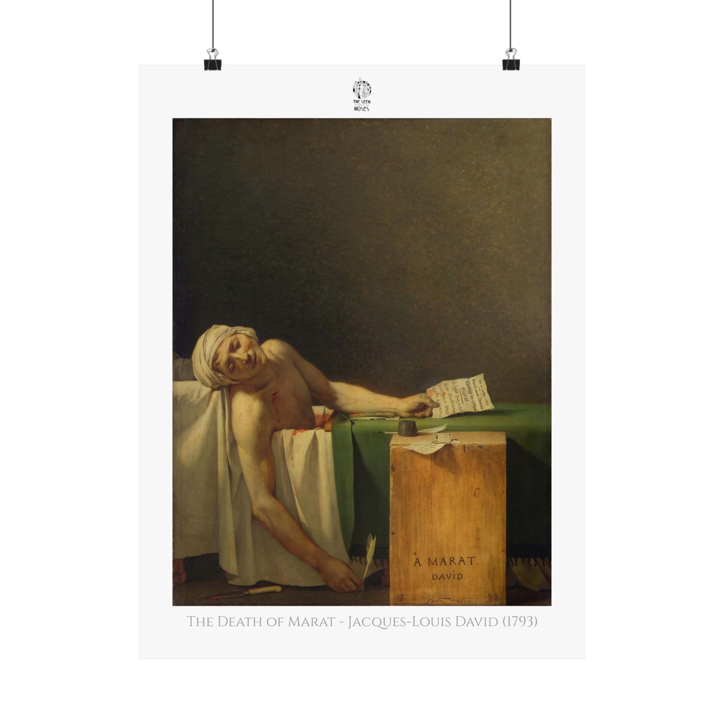 The Death of Marat - Jacques-Louis David (1793)