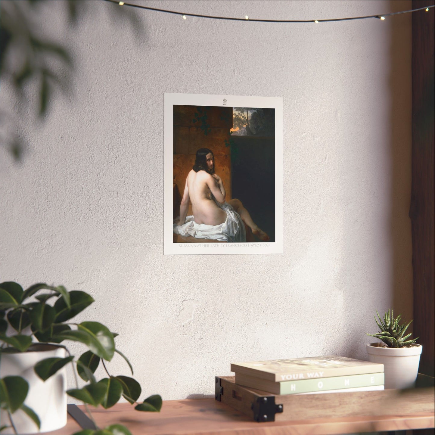 Susanna at her Bath by Francesco Hayez (1850)