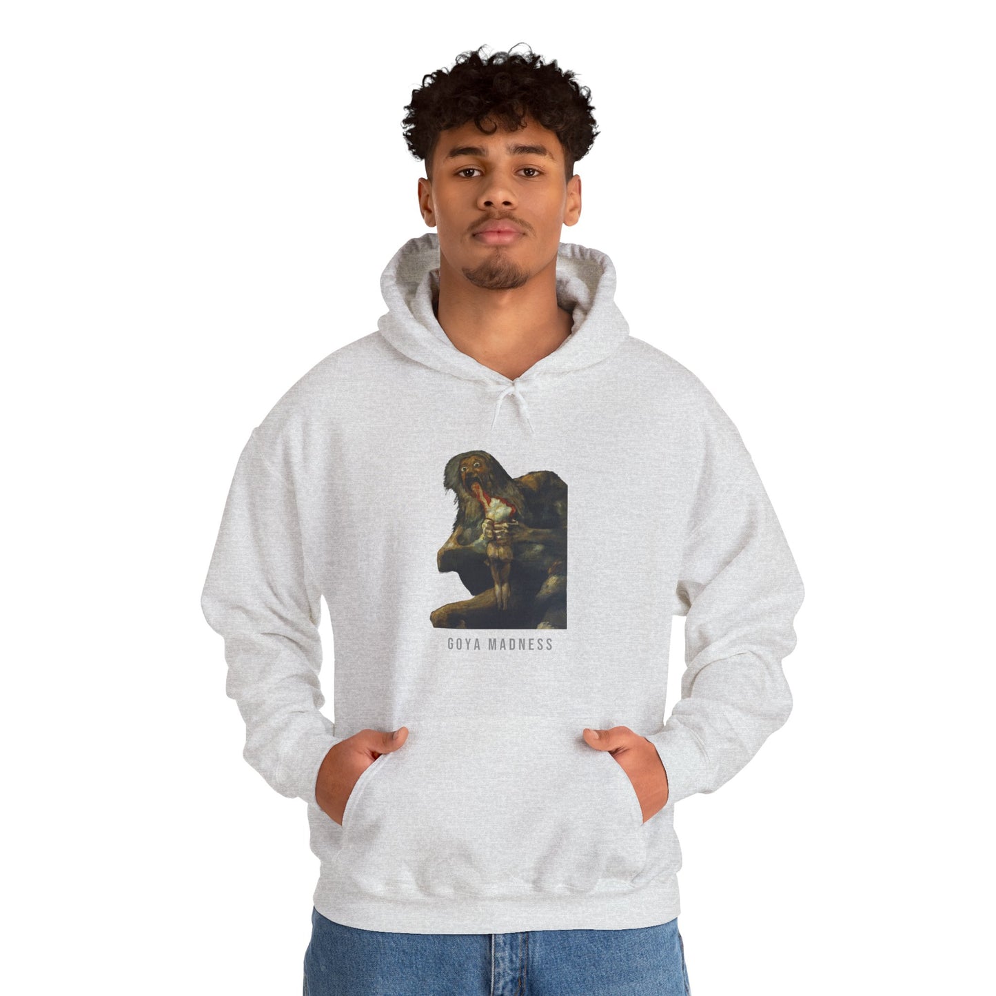 Hooded Sweatshirt - Saturn Devouring His Son by Francisco Goya (1819-23)