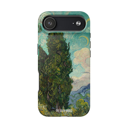 Cypresses by Vincent Van Gogh (1889)