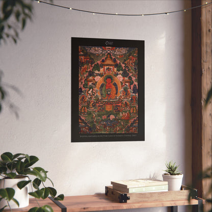 Buddha Amitabha in His Pure Land of Suvakti, Central Tibet.