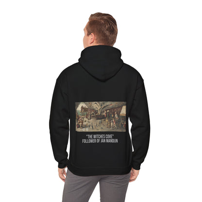 Hooded Sweatshirt- The Witches Cove (follower of Jan Mandijn) (Front+Back)