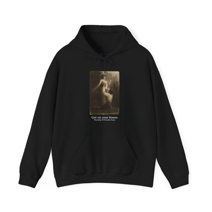 Hooded Sweatshirt- Worship of the Female Form by Almery Lobel Riche