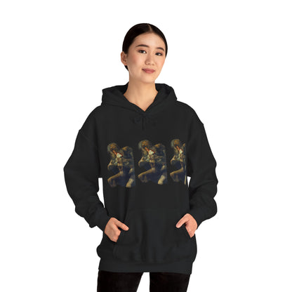 Hooded Sweatshirt - Saturn Devouring His Son by Francisco Goya (1819-23)