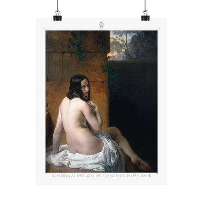 Susanna at her Bath by Francesco Hayez (1850)