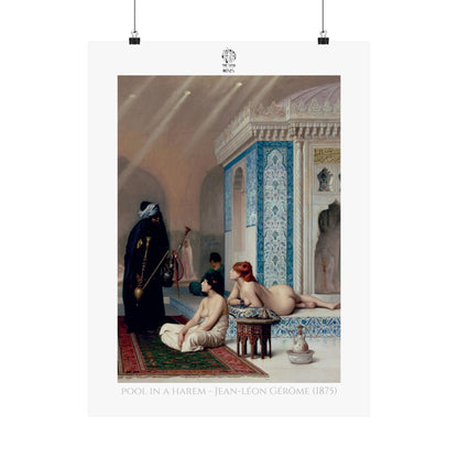 Pool in a Harem by Jean-Léon Gérôme (1875)