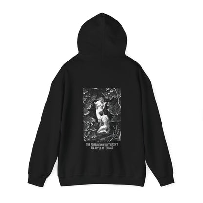 Hooded Sweatshirt- Adam and Eve in Paradise by Max Svabinsky (Front+Back)