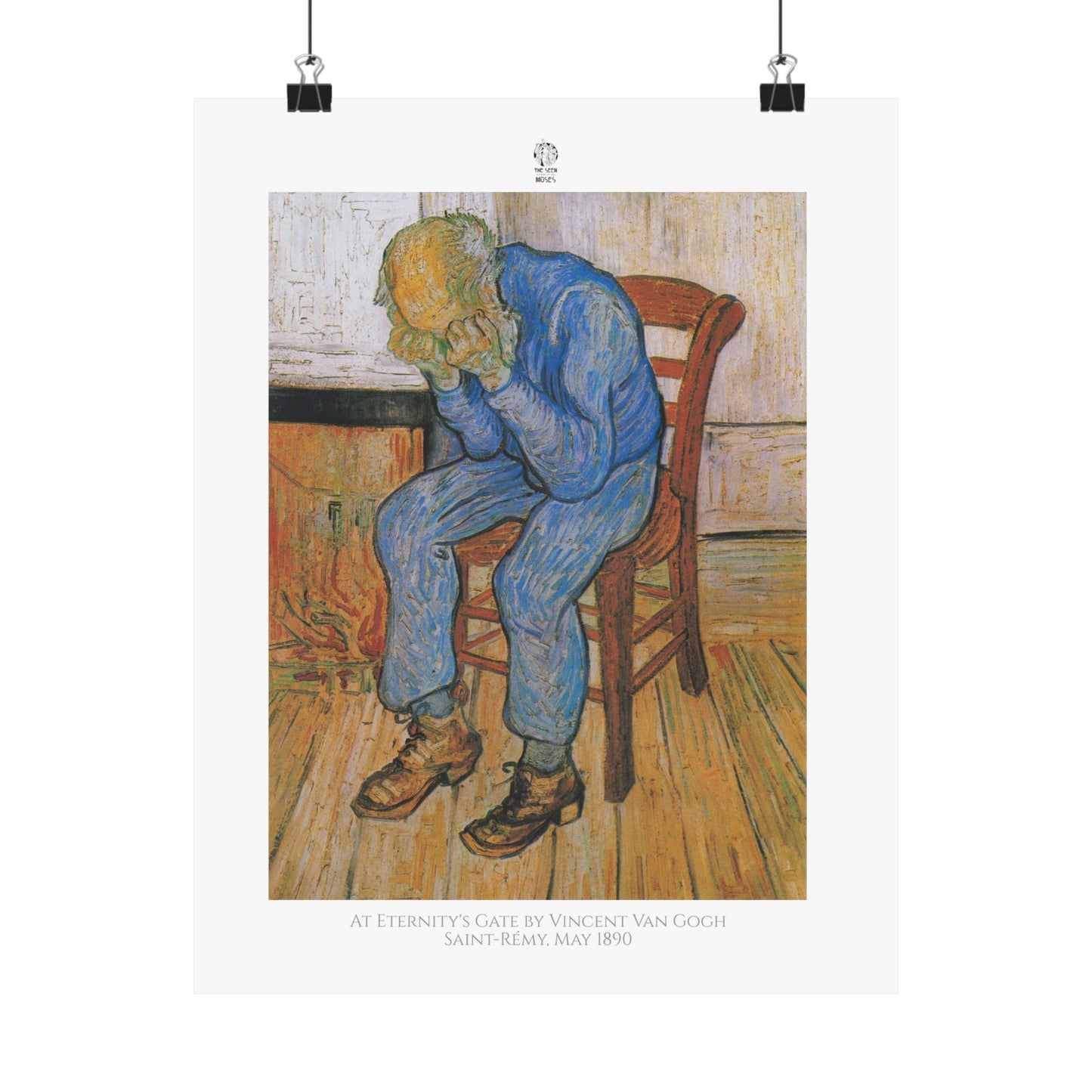 At Eternity's Gate by Vincent Van Gogh Saint-Rémy, May 1890