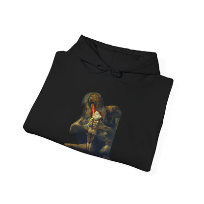 Hooded Sweatshirt - Saturn Devouring His Son by Francisco Goya (1819-23)