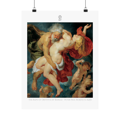 The Abduction of Orithyia by Boreas - Peter Paul Rubens (c.1620)