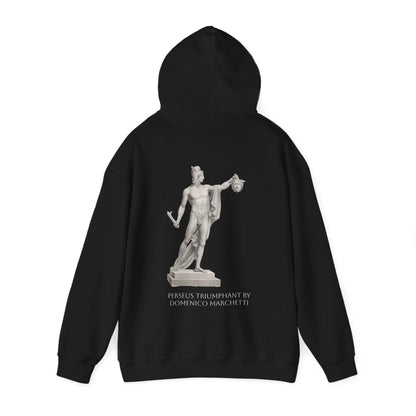 Hooded Sweatshirt - Perseus Triumphant by Domenico Marchetti