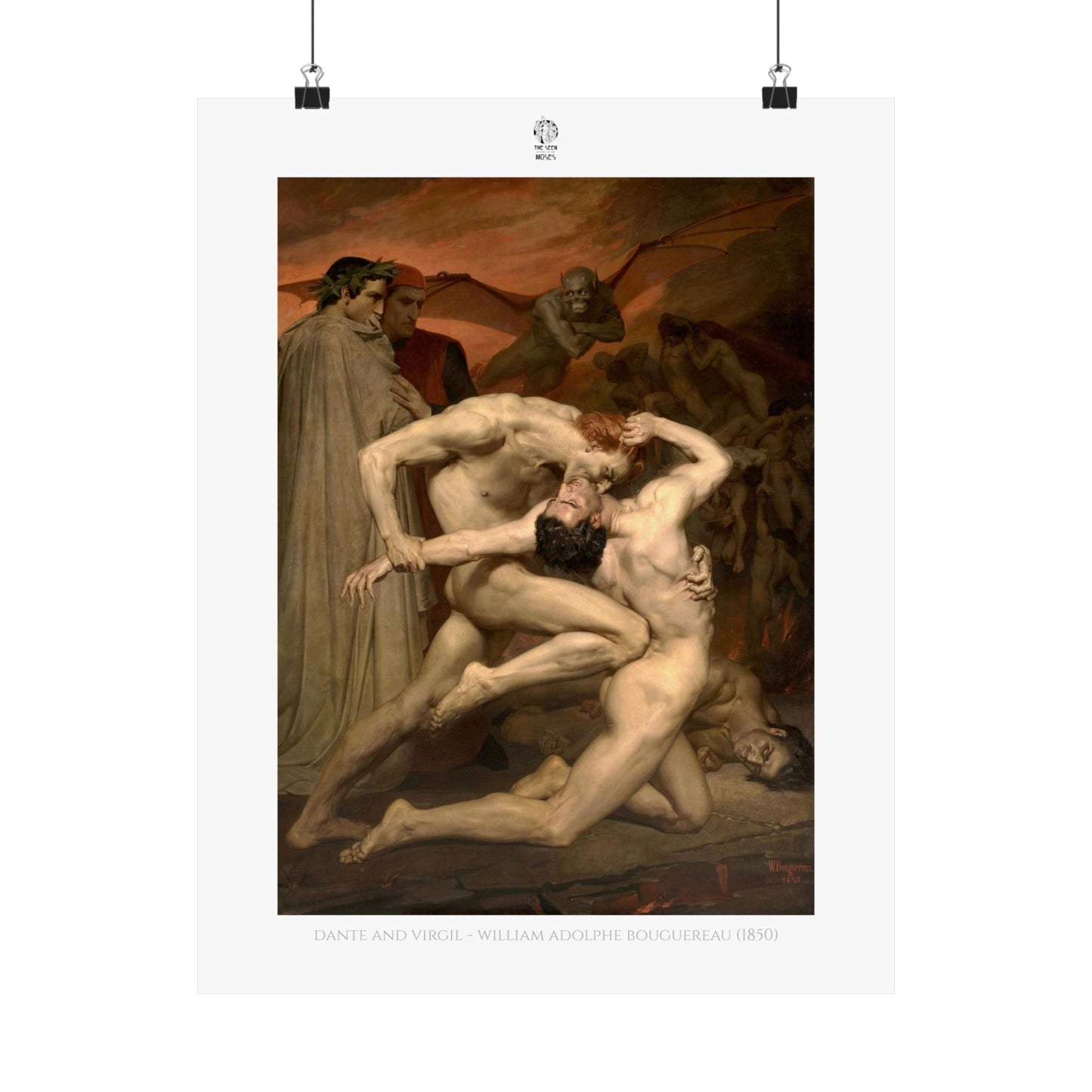 Dante and Virgil - William Adolphe Bouguereau (1850)