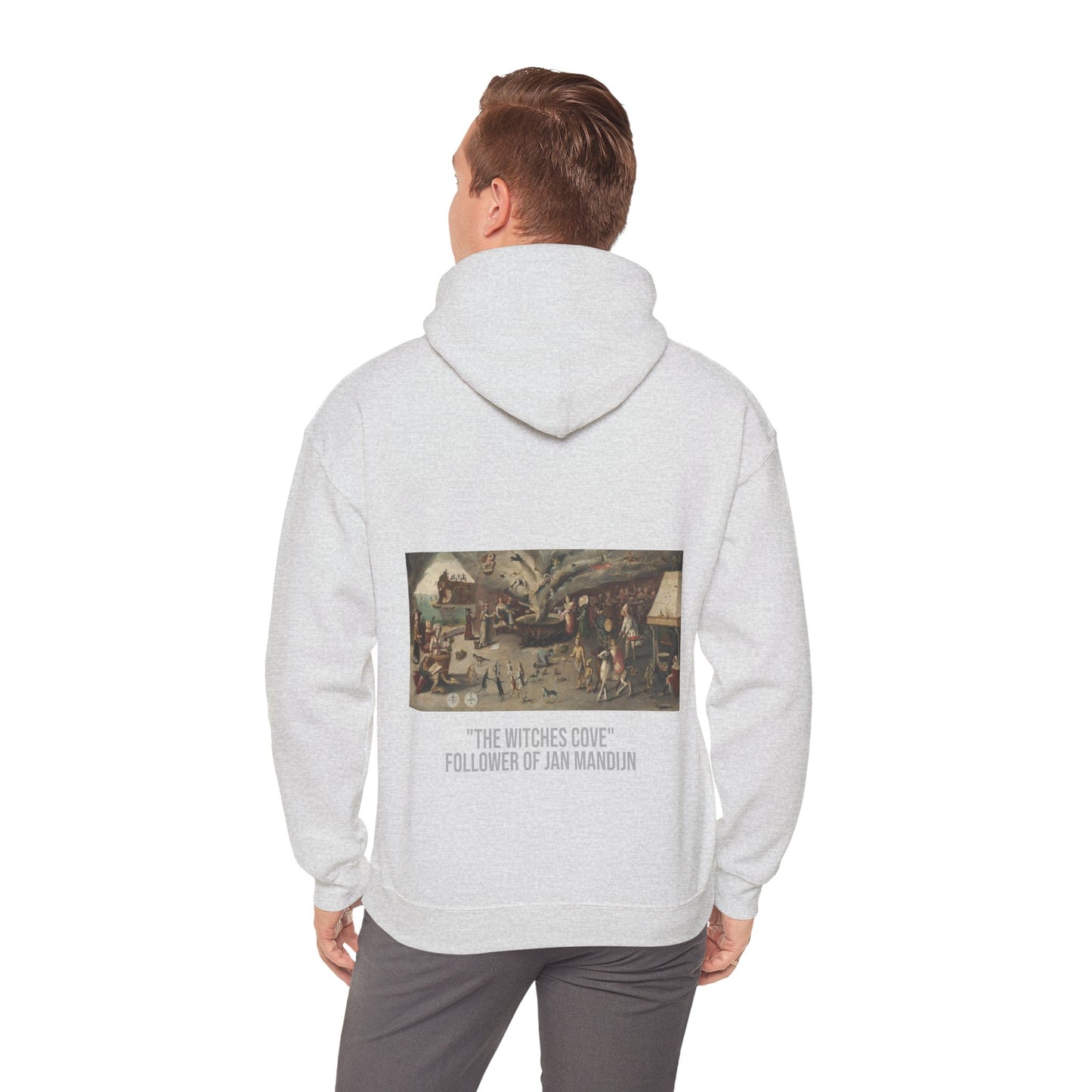 Hooded Sweatshirt- The Witches Cove (follower of Jan Mandijn) (Front+Back)