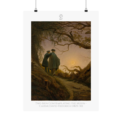 Two Men Contemplating the Moon -  Caspar David Friedrich (1825–30)