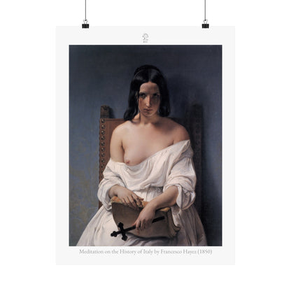 Meditation on the History of Italy by Francesco Hayez (1850)