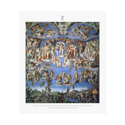 The Last Judgment (Fresco, Sistine Chapel Altar Wall) by Michelangelo (c.1536-41)
